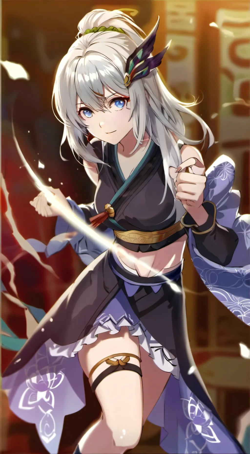 ai character: Lily background