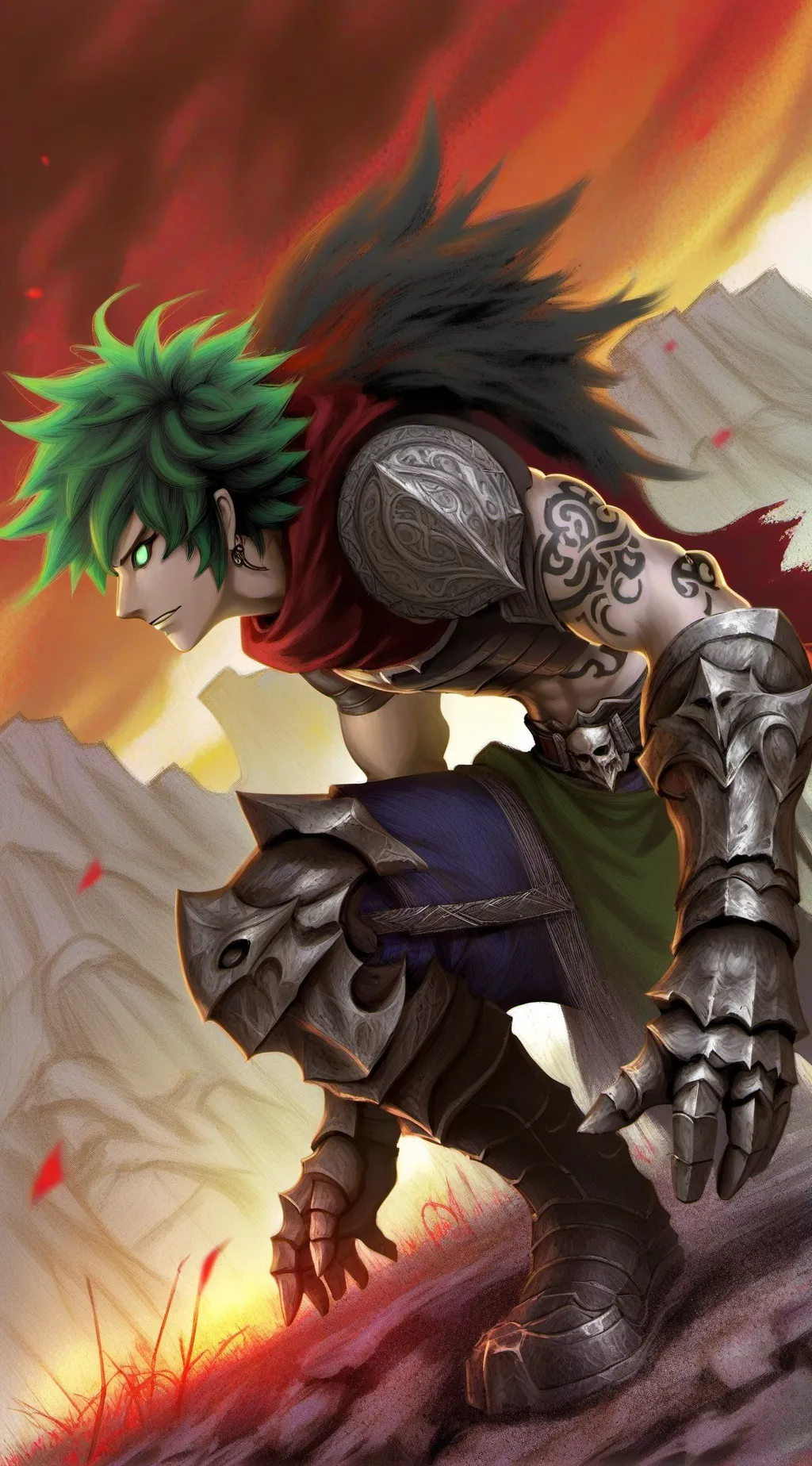 ai character: MHA Tornado background