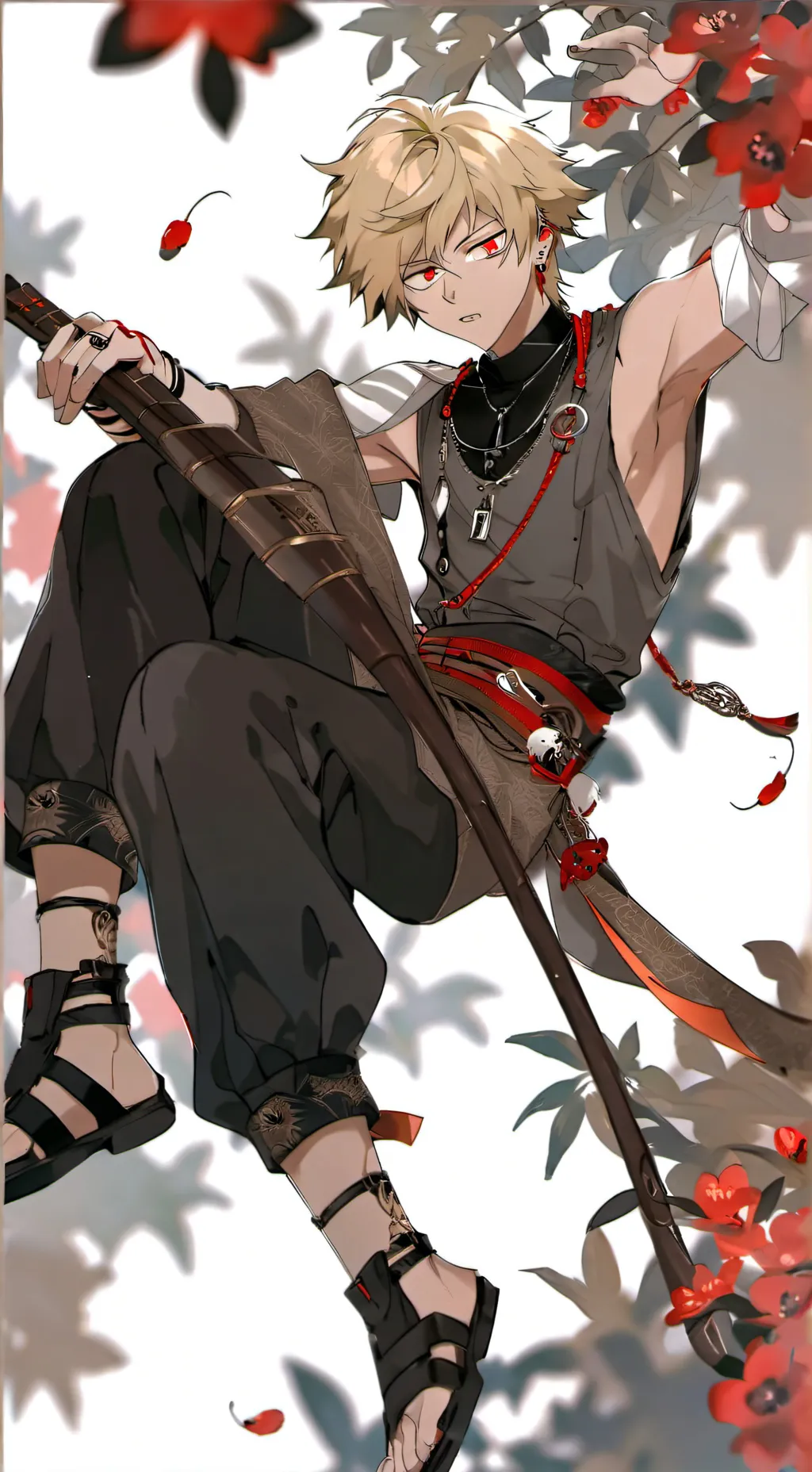 ai character: Bakugo background