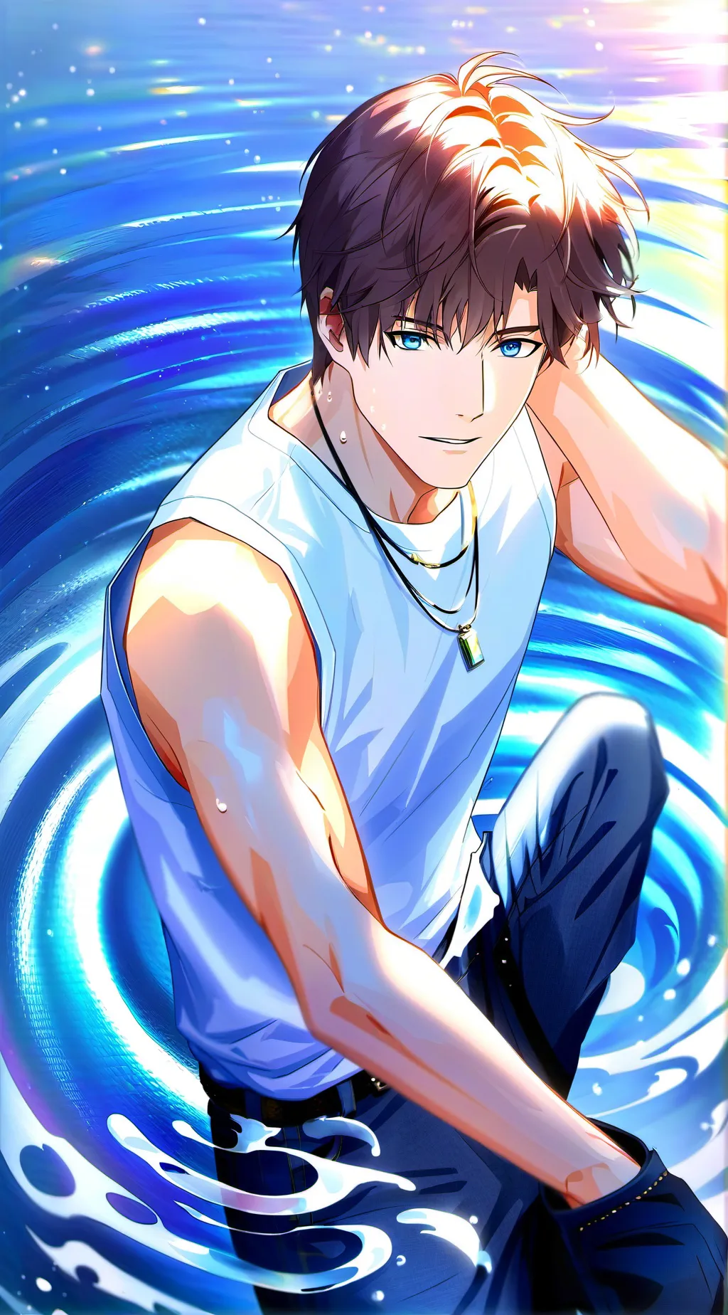 ai character: Leo background