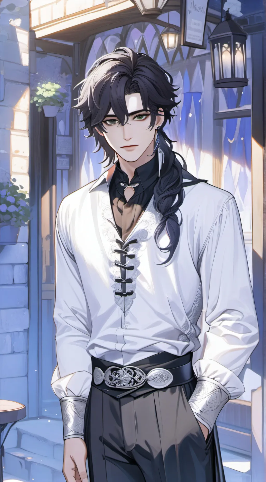 ai character: Azure  background