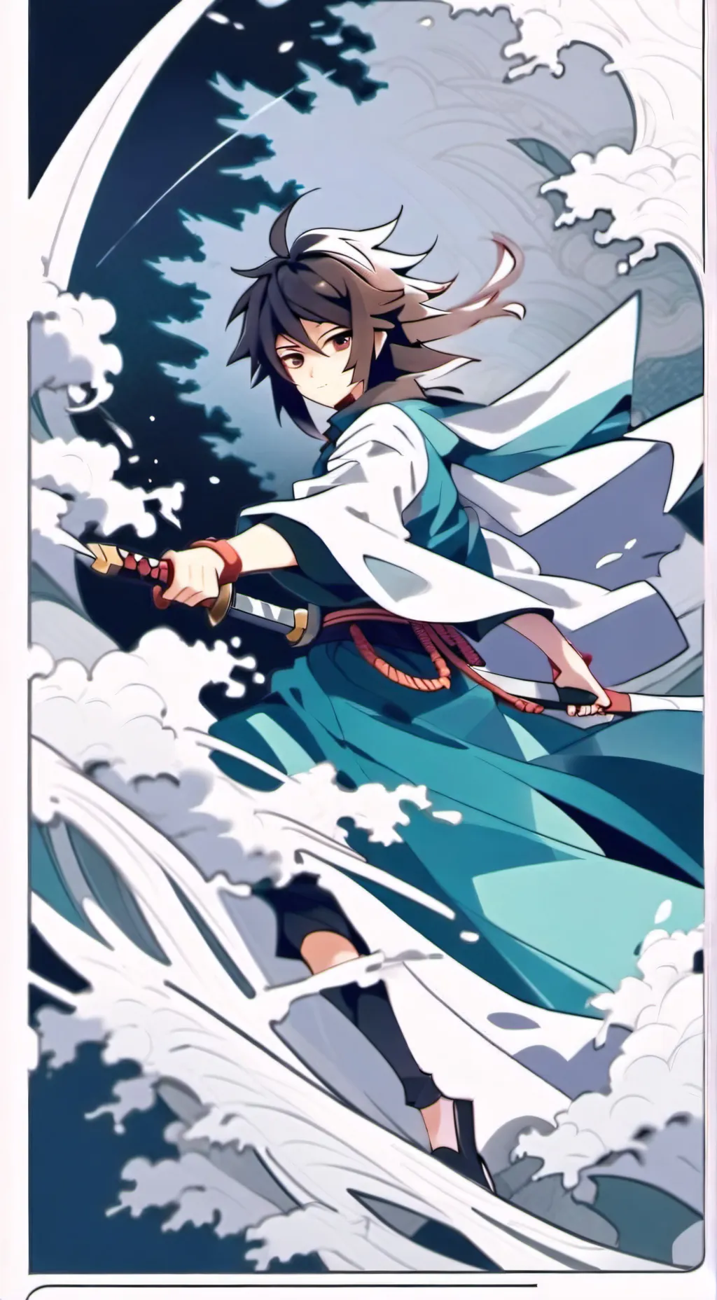 ai character: Kny×Hh background