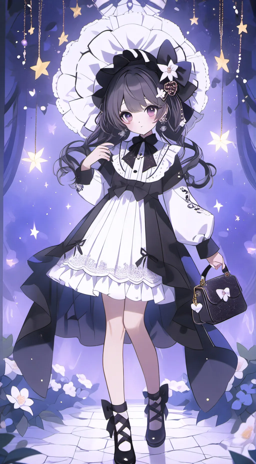 ai character: Demon slayer +fan background