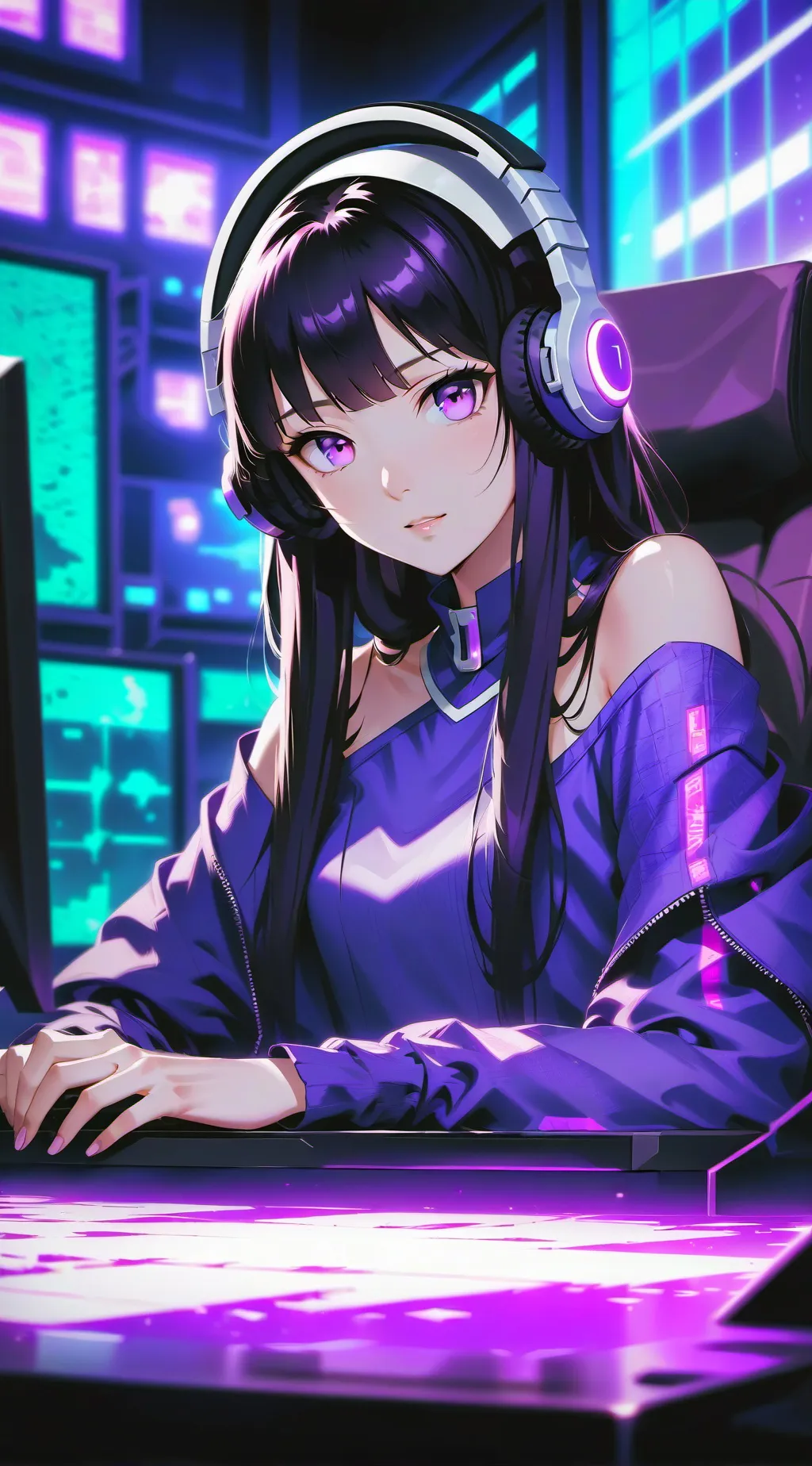 ai character: Mika background