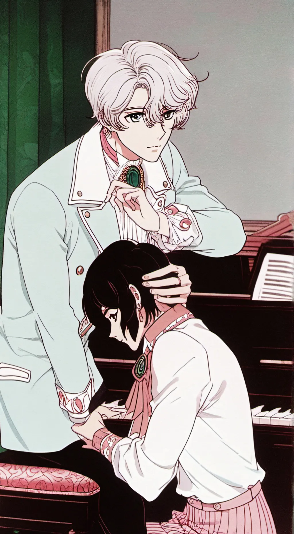 ai character: black very bad! background