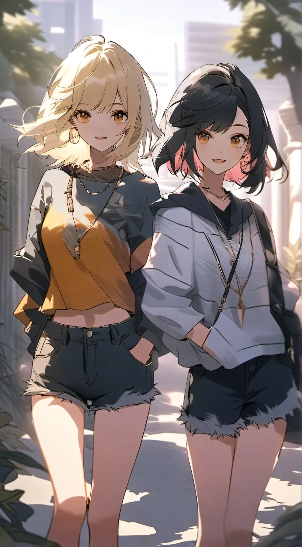 ai character: Anne and Kate background