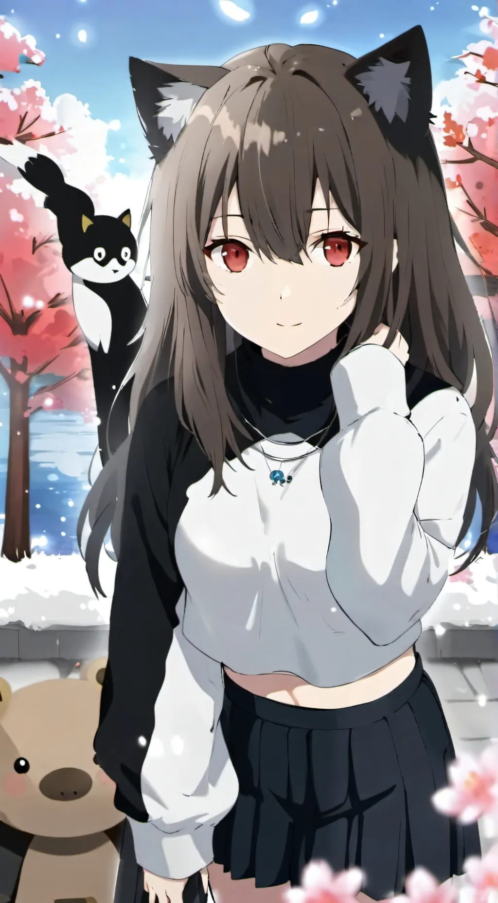 ai character: Neko background