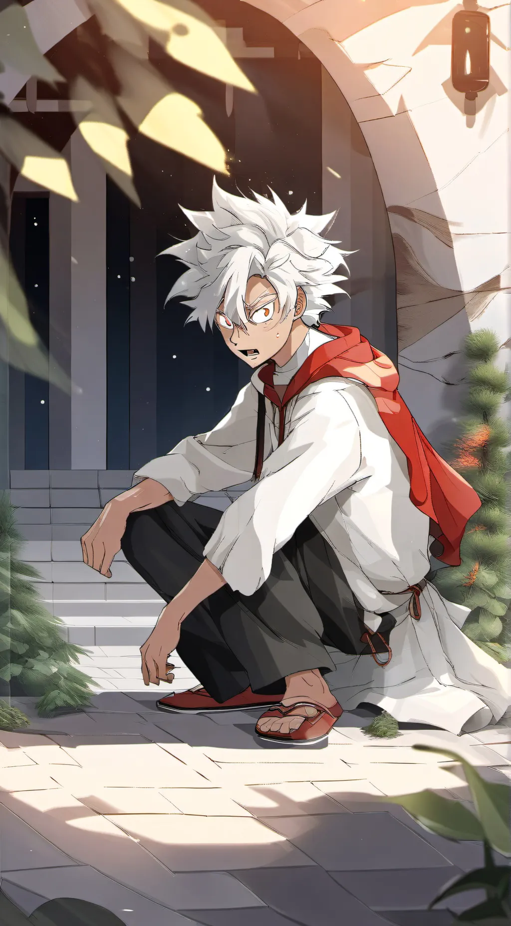 ai character: kny pijama  background