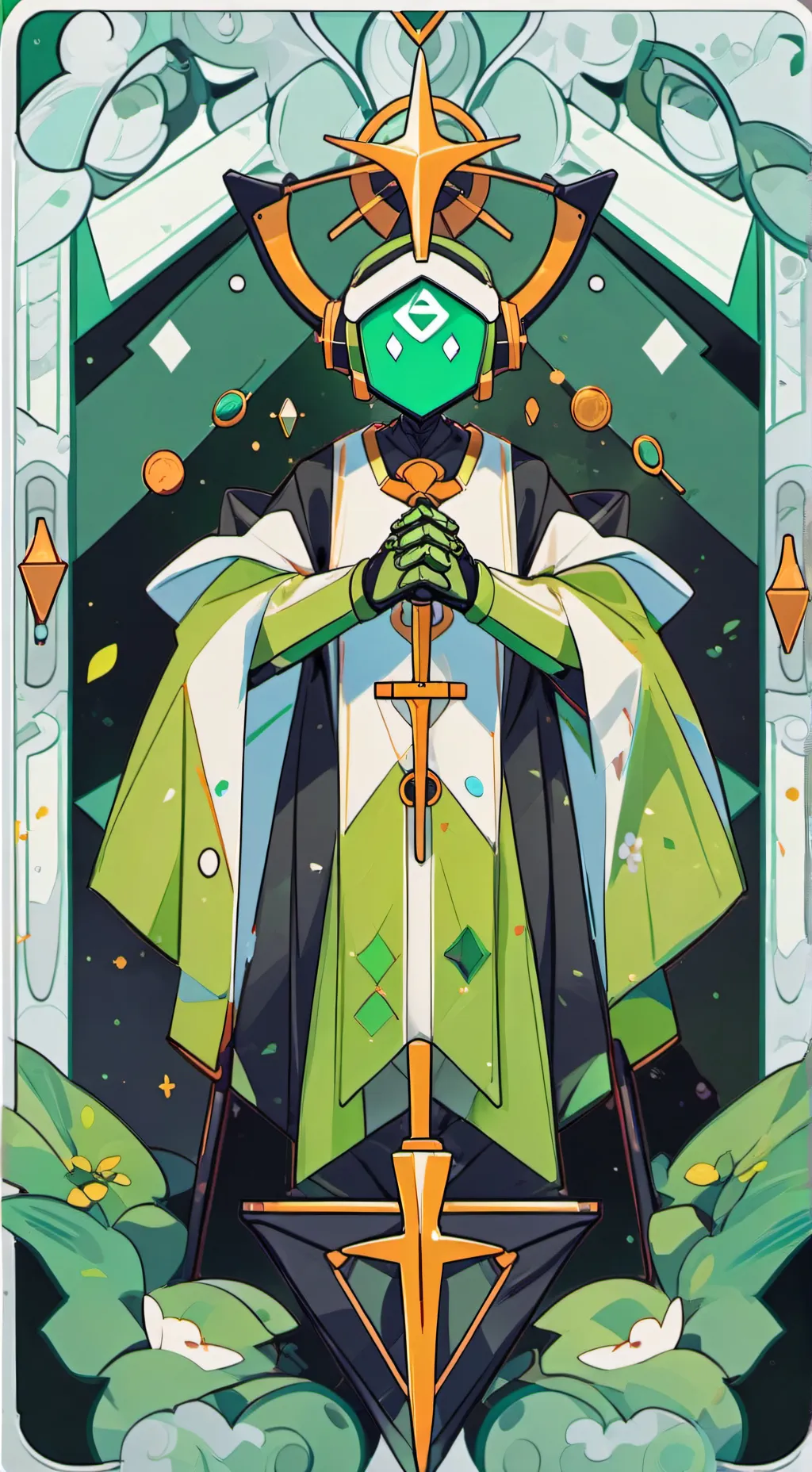 ai character: Makk  background