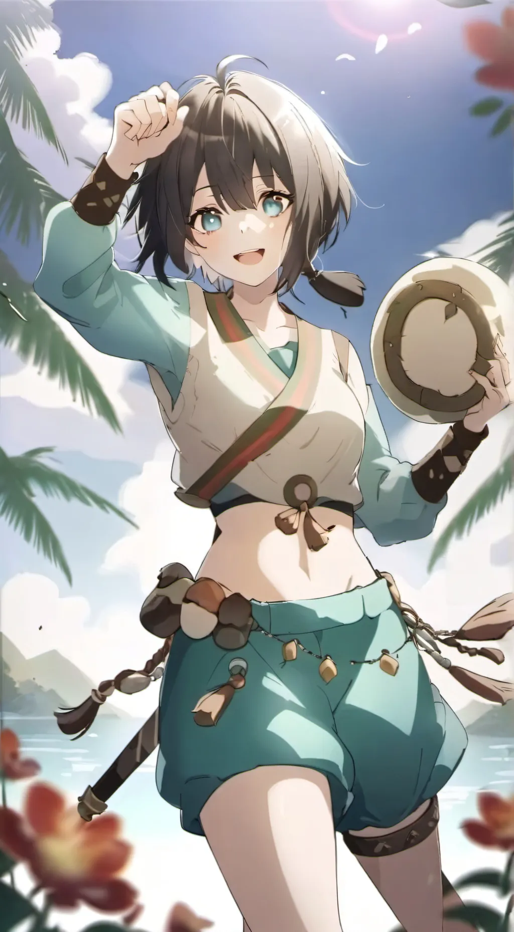 ai character: momo ayase background