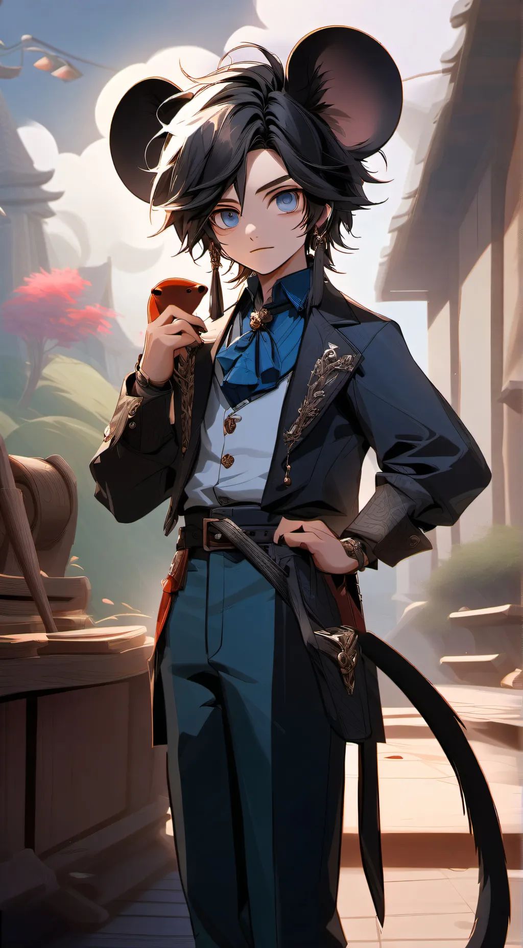 ai character: Alexander  background