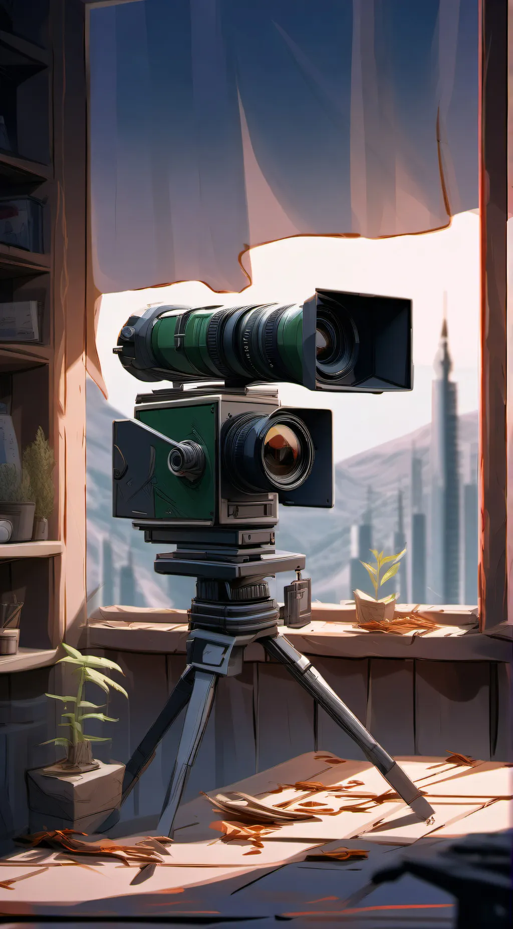 ai character: Actor MHA AU background