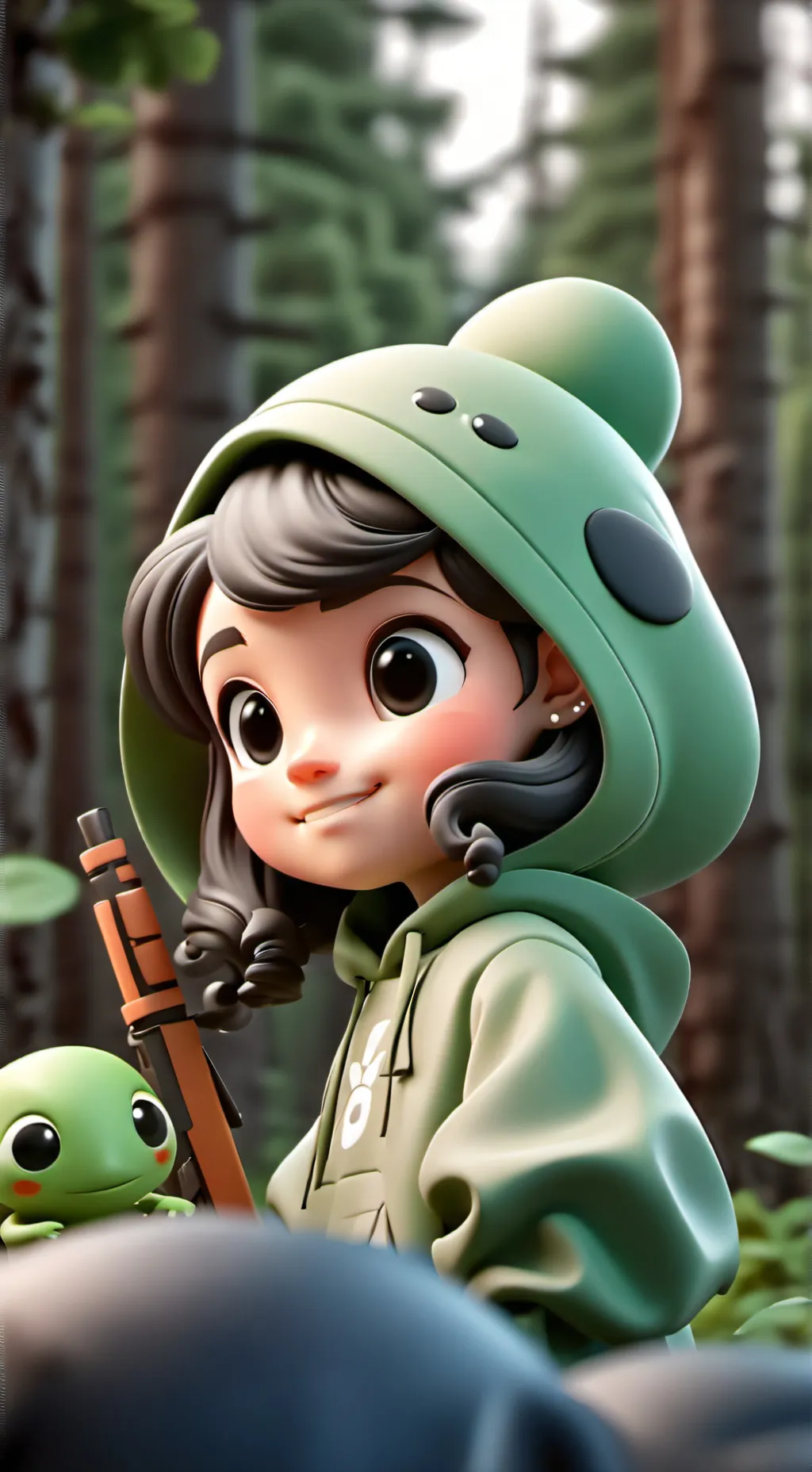 ai character: alastor squid game background