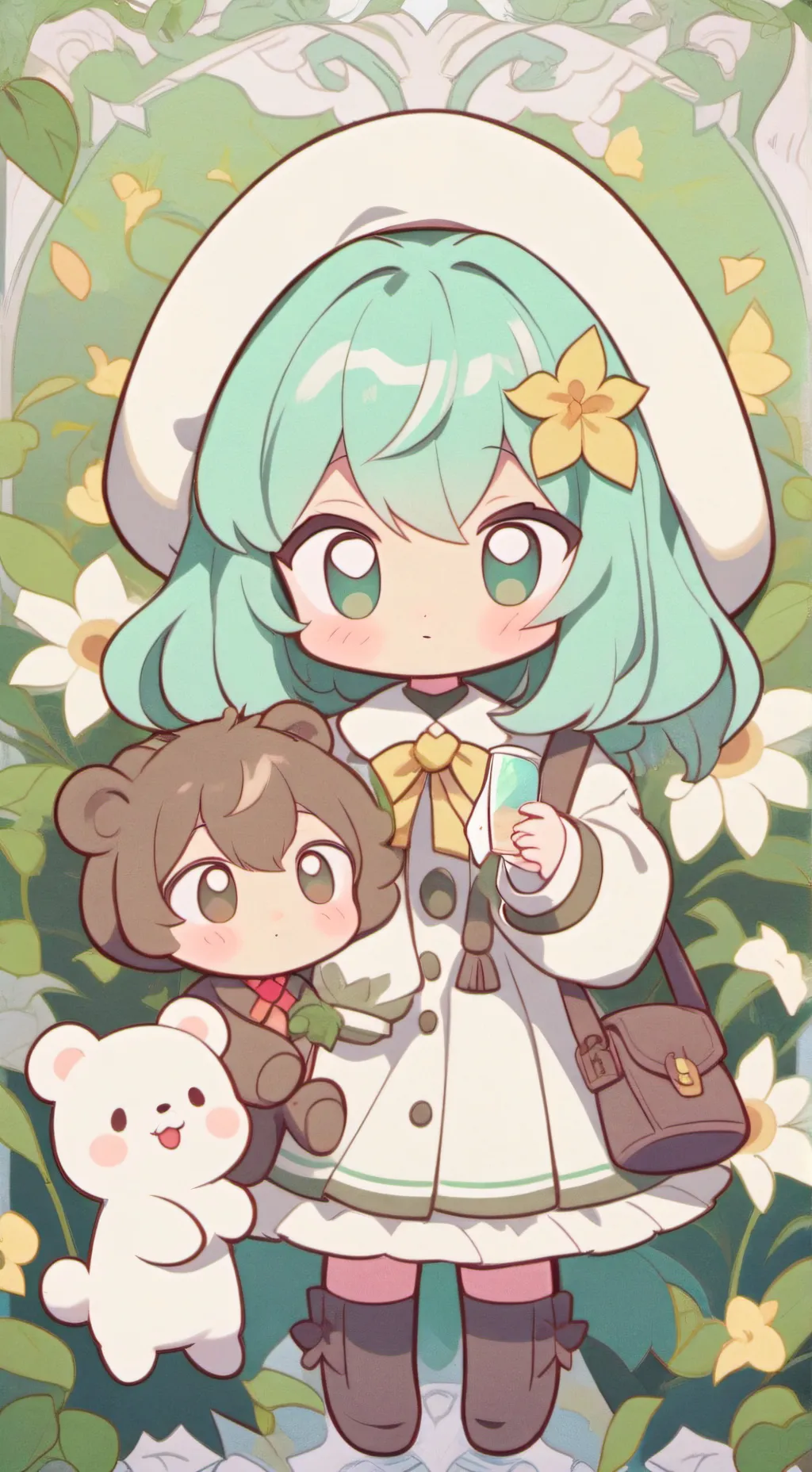 ai character: kitty background