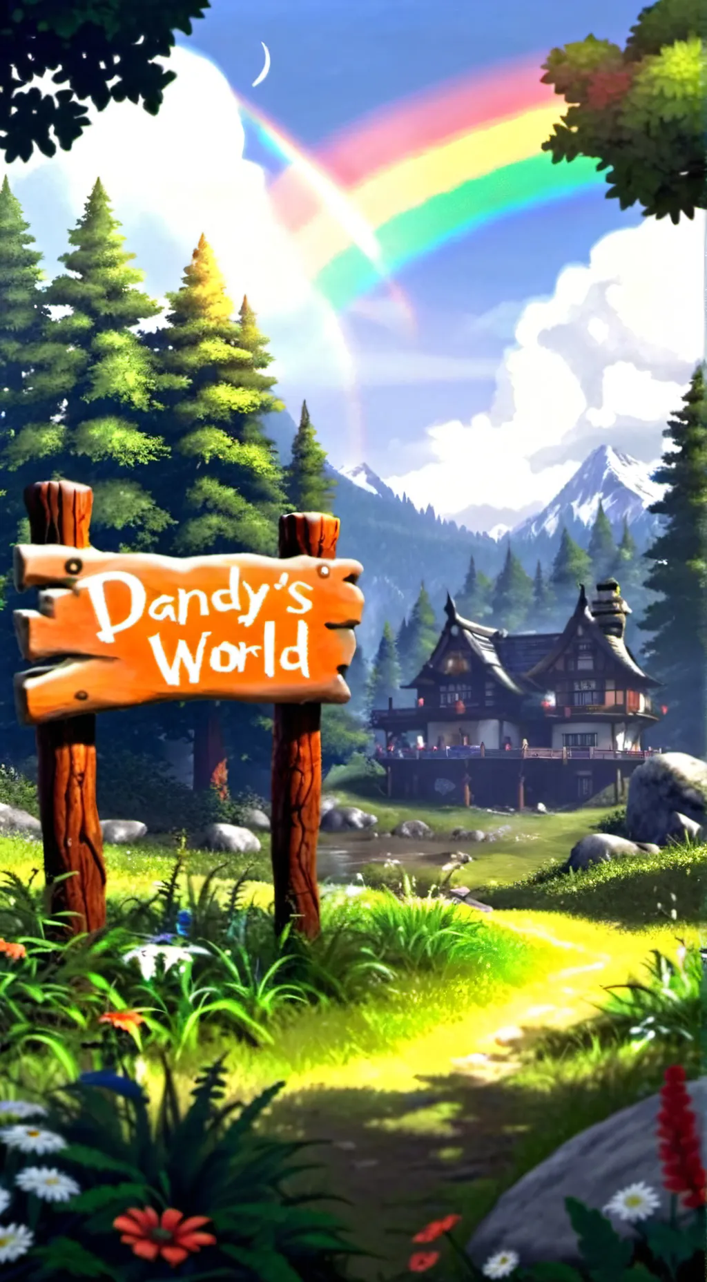 ai character: dandys world background