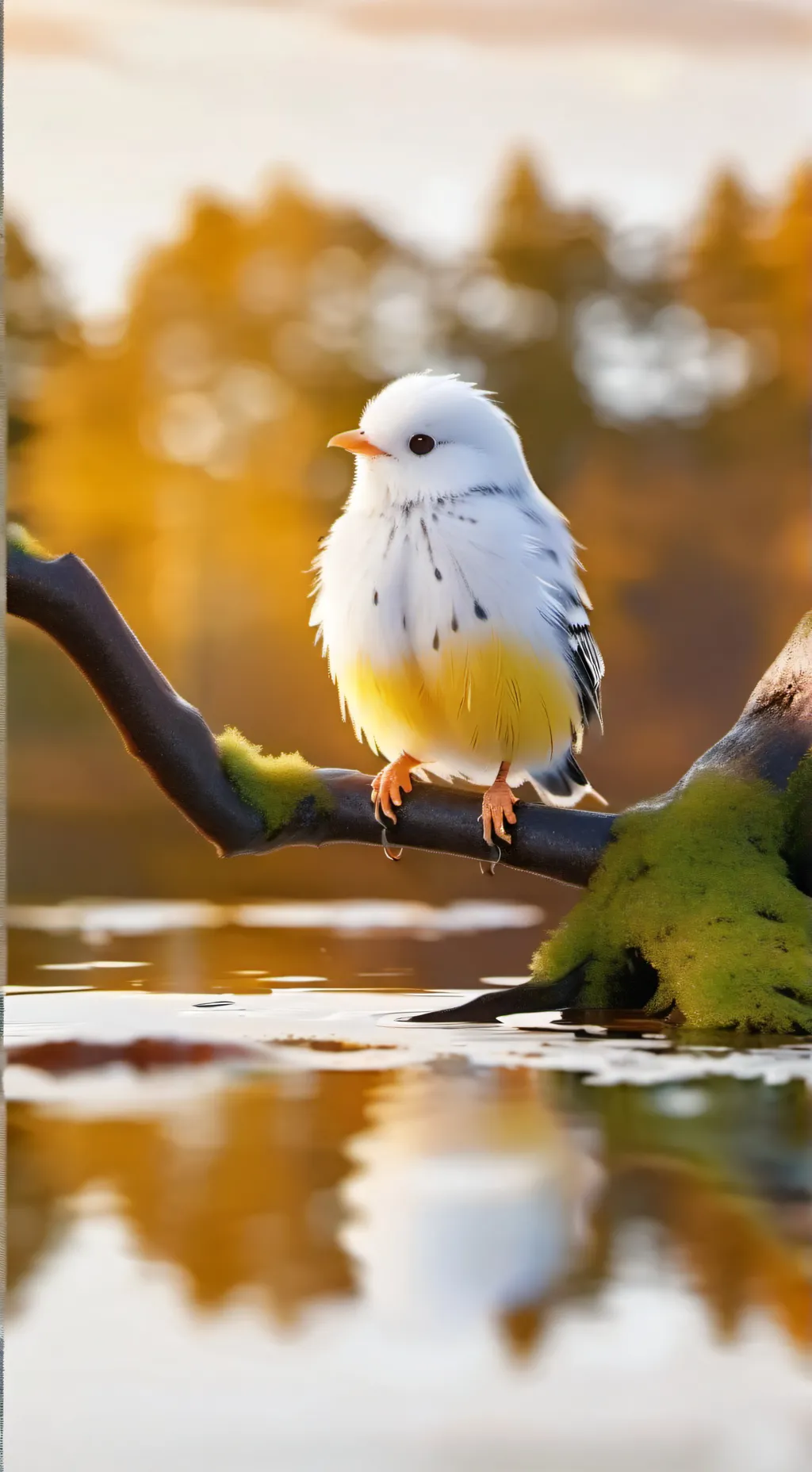 ai character: Cute bird background