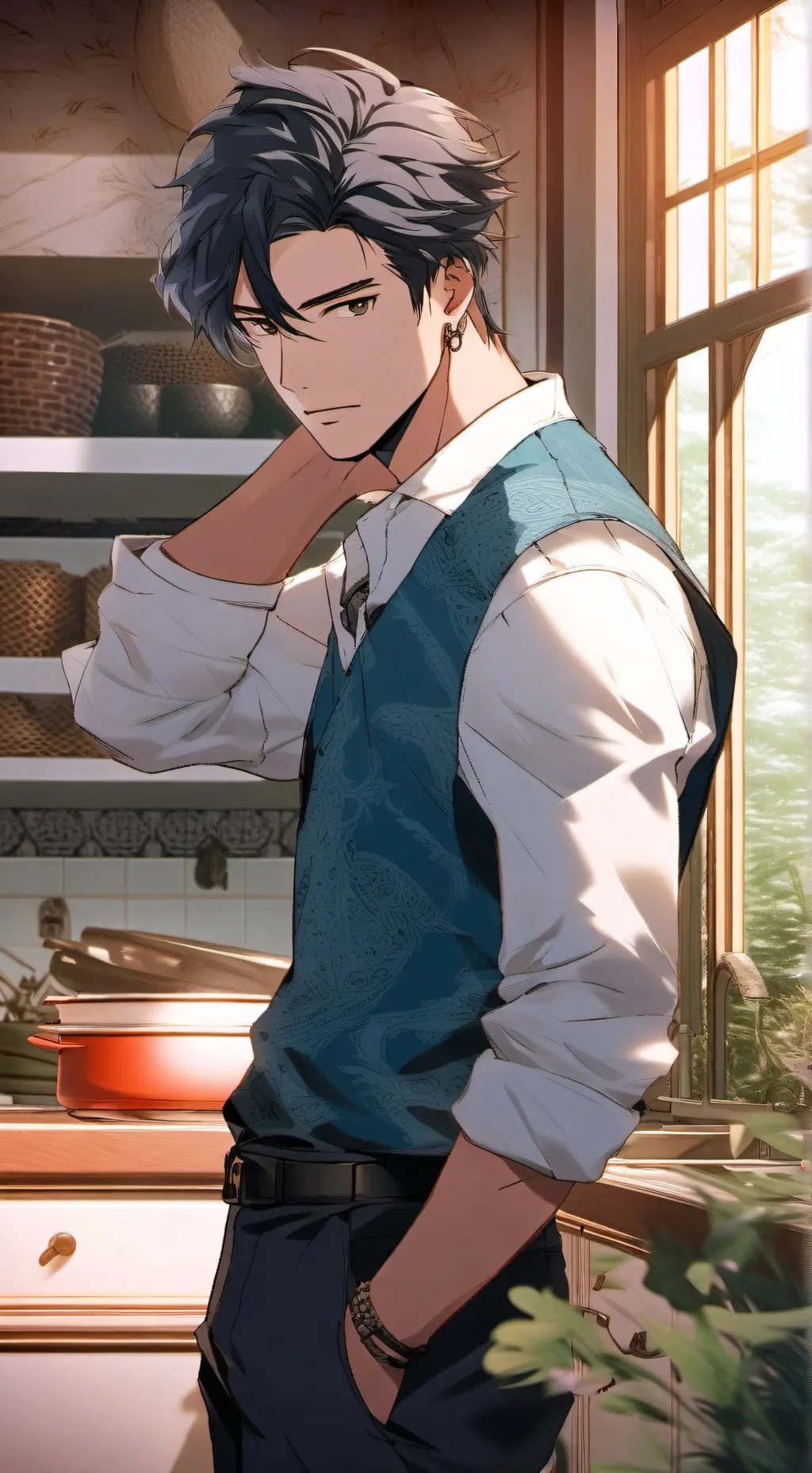 ai character: Minato background