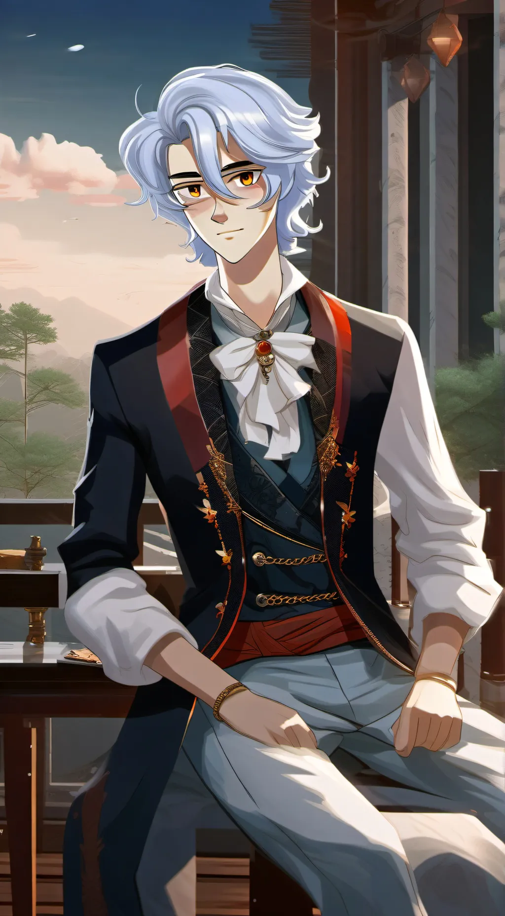 ai character: Stirling background