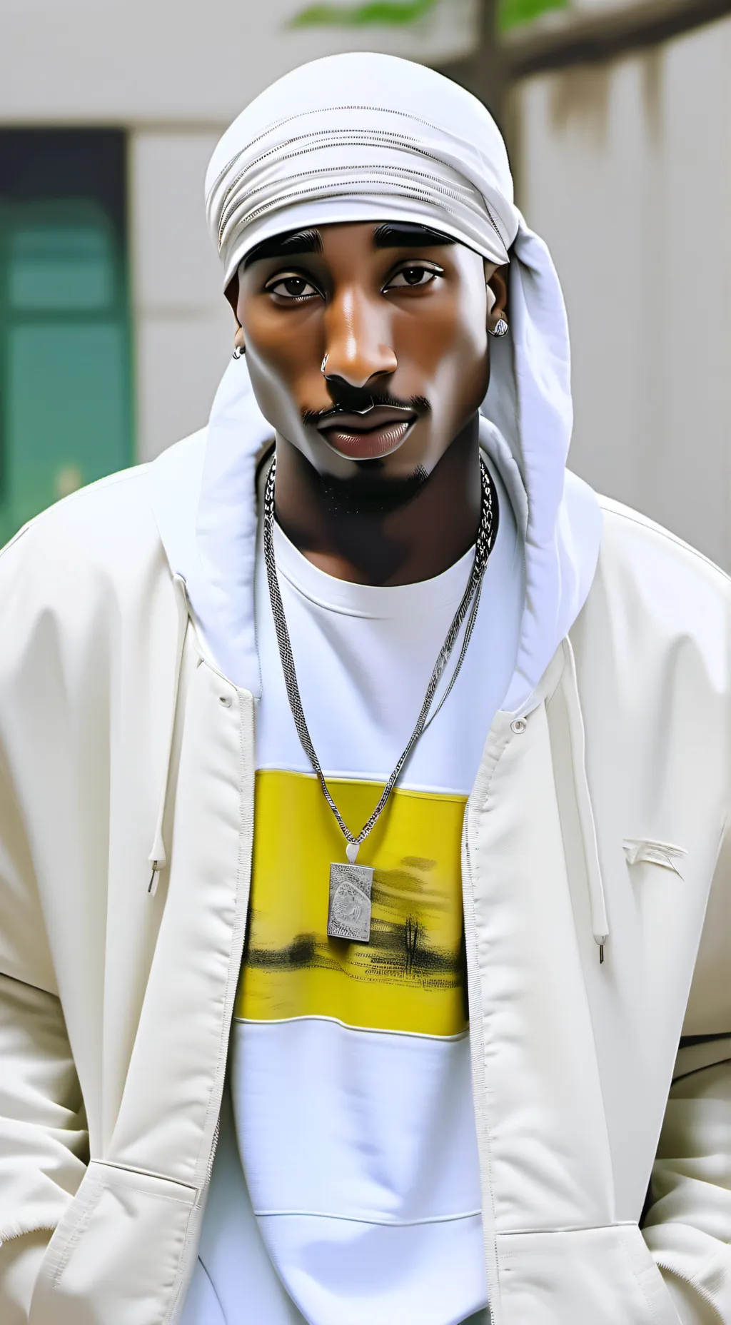 ai character: Tupac background