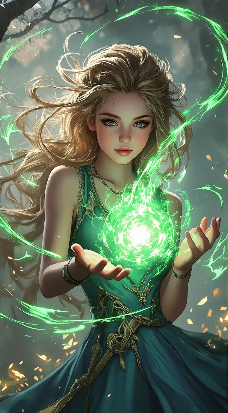 ai character: Esmerelda  background