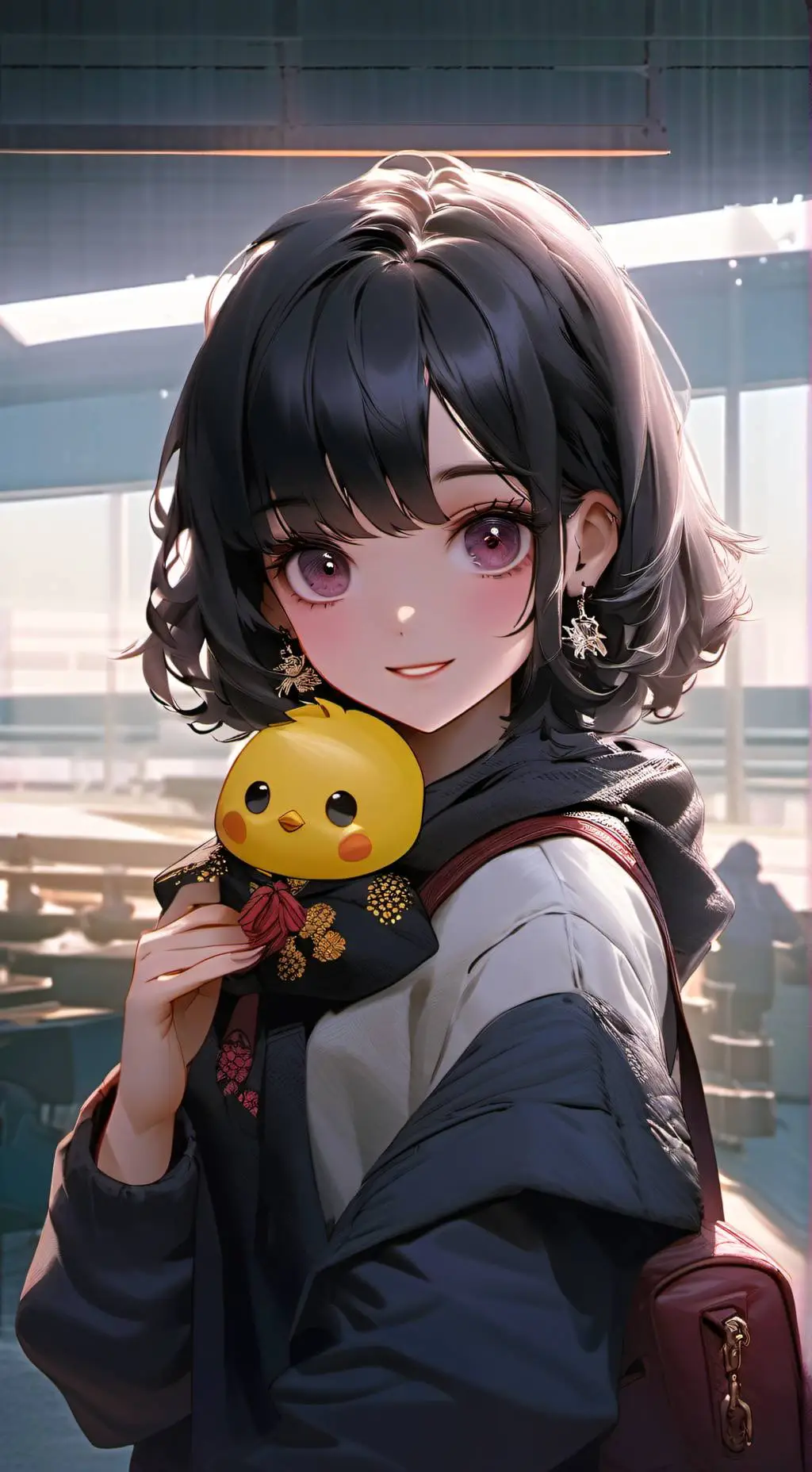 ai character: Ariana background