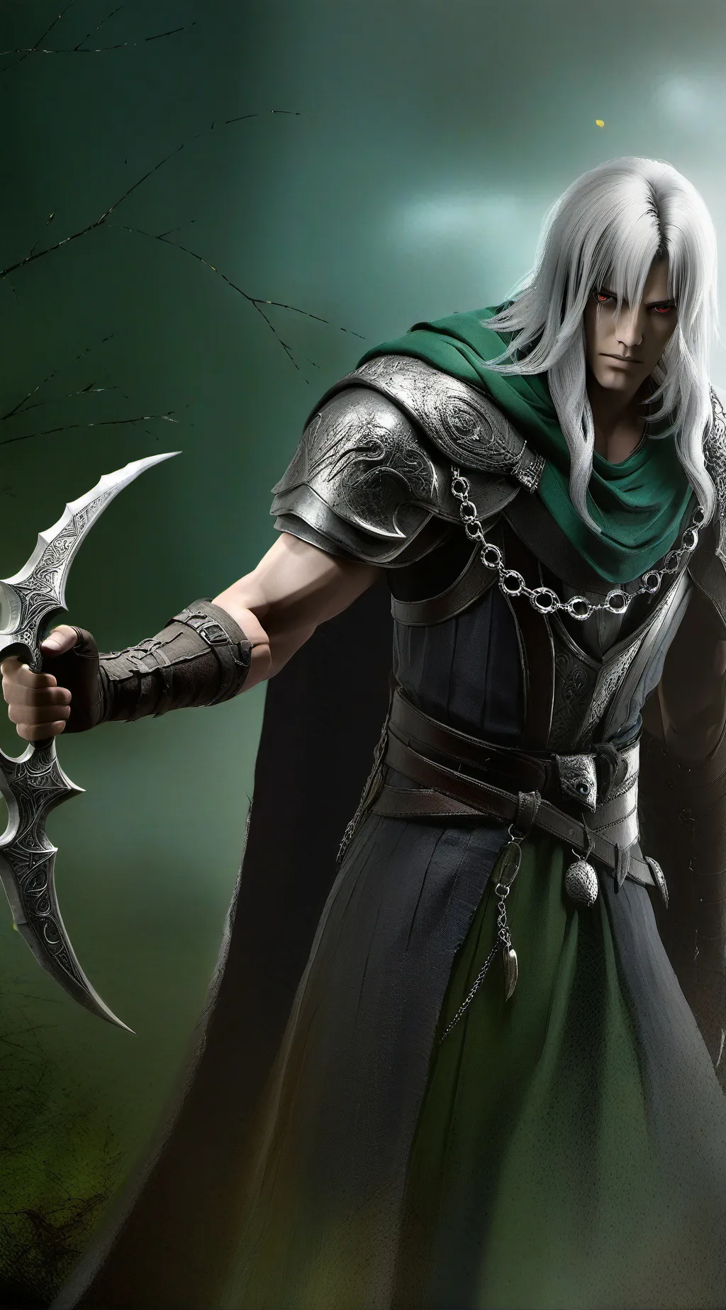 ai character: muzan  background