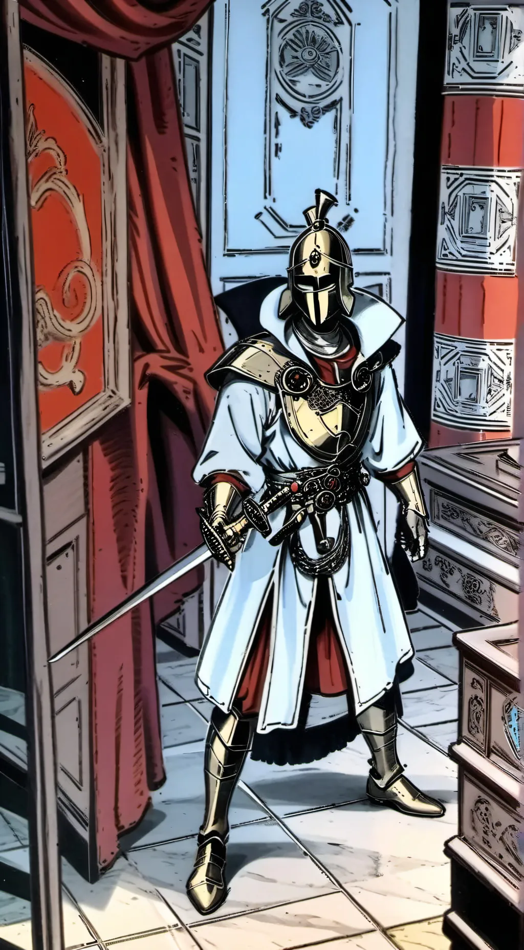 ai character: Dark Cameraman background