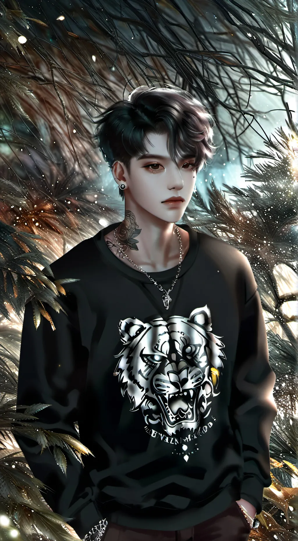 ai character: Энтони  background