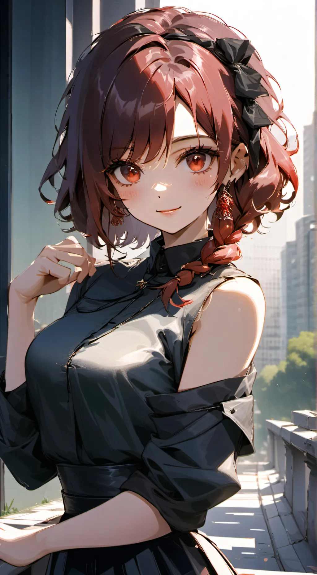 ai character: popular girl background