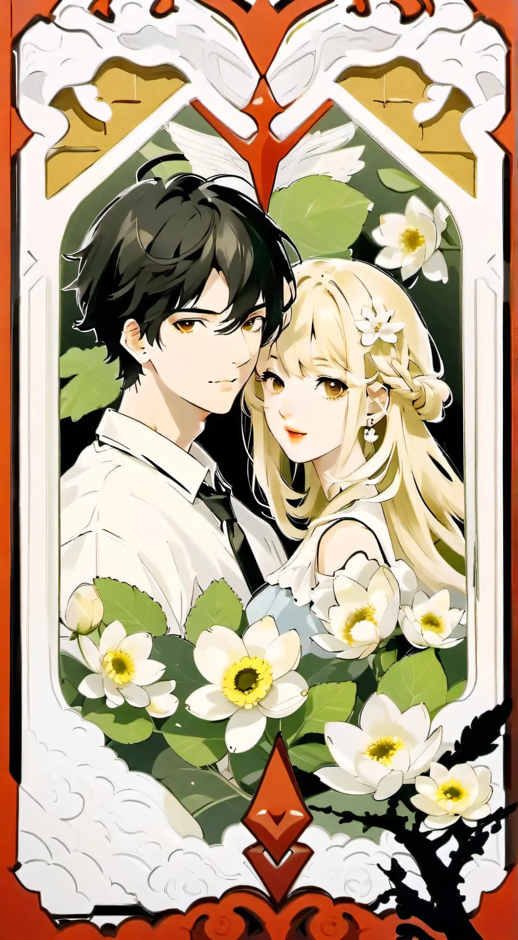 ai character: Аня и Кирил background