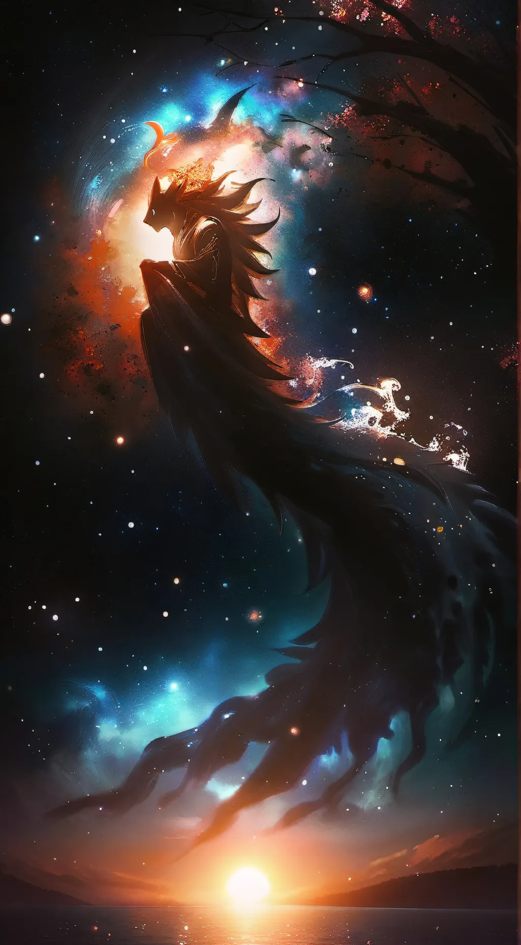 ai character: Namis wedding background