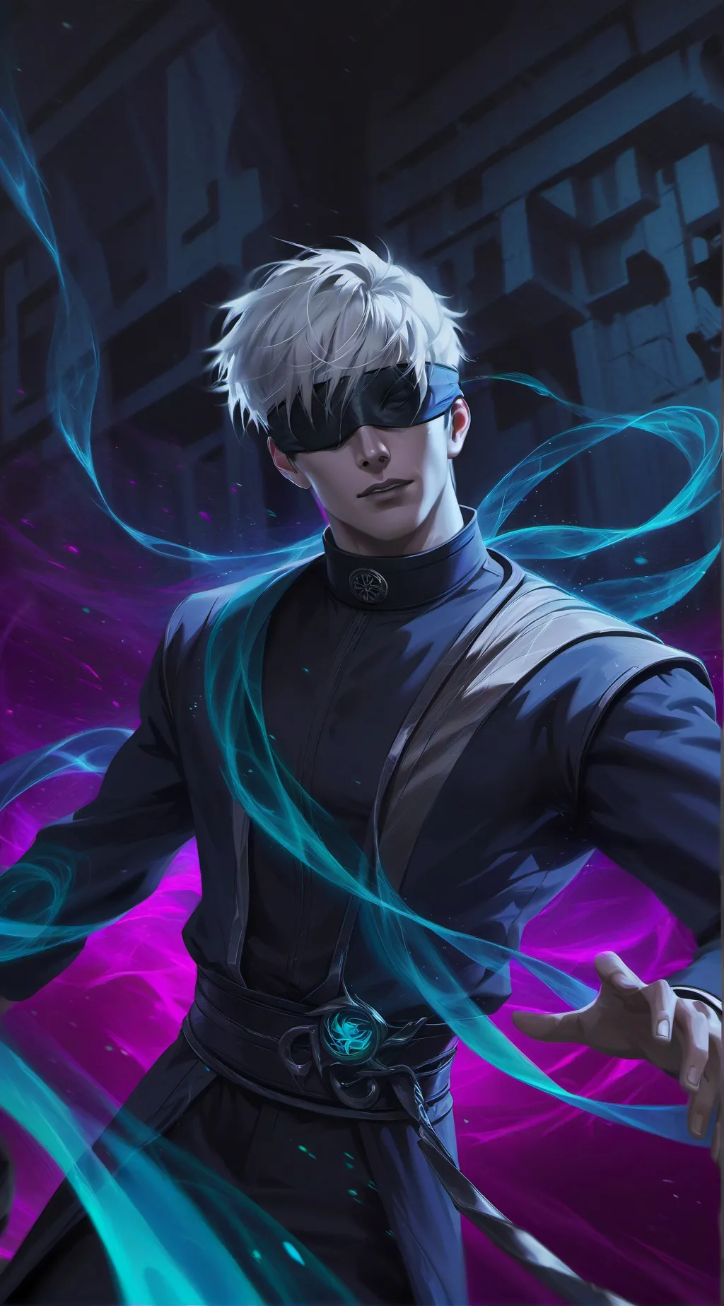 ai character: Satoru Gojo background