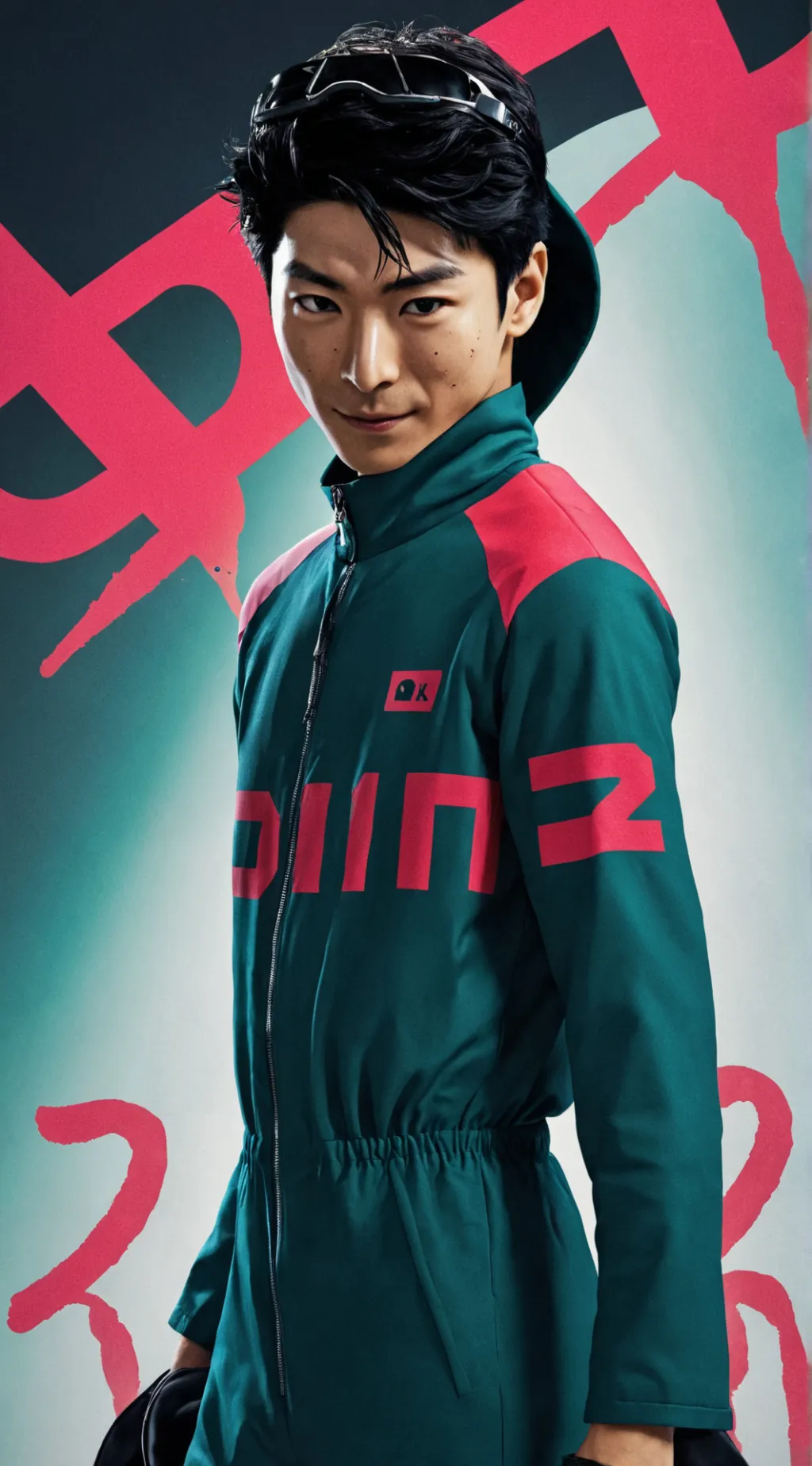 ai character: SQUID GAME  background