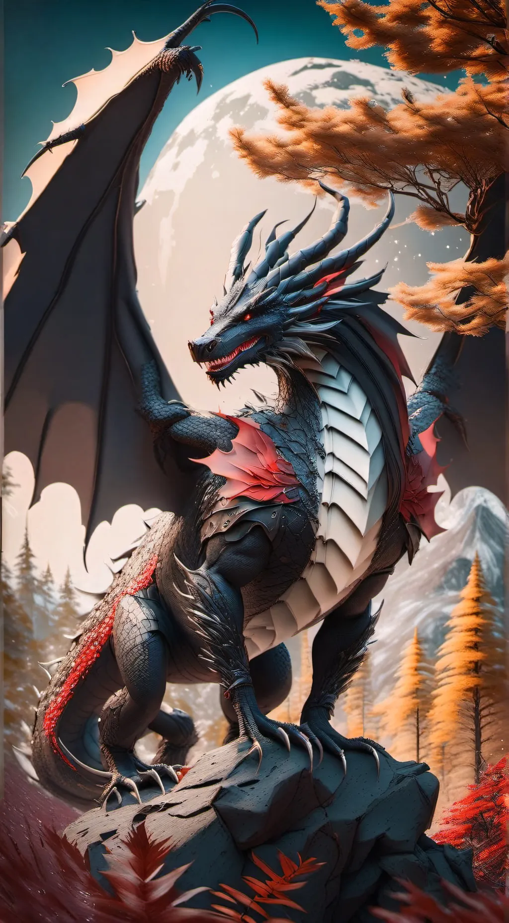 ai character: 🧟Dead Dragons🐉 background