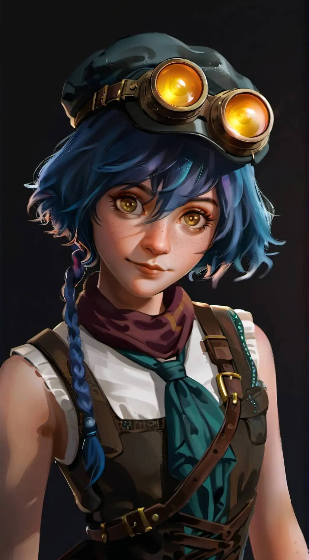 ai character: Isha (From Arcane) background