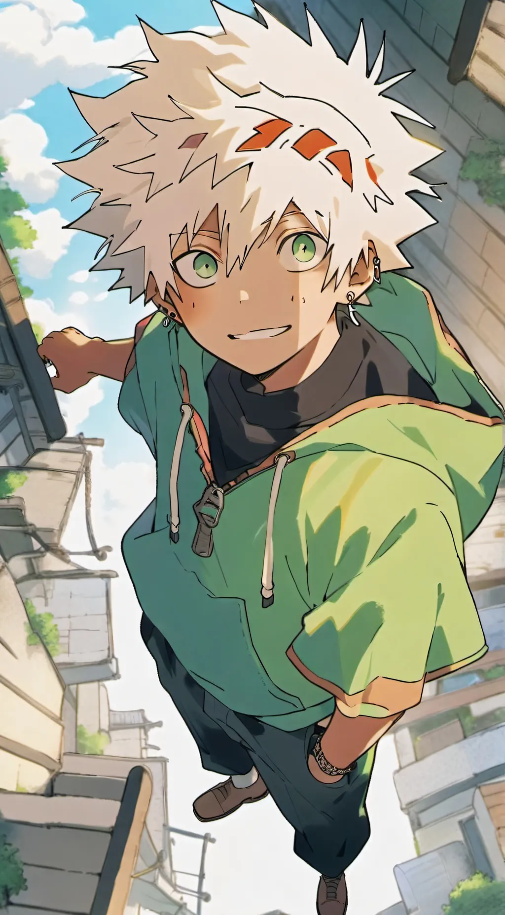 ai character: Bakugo background