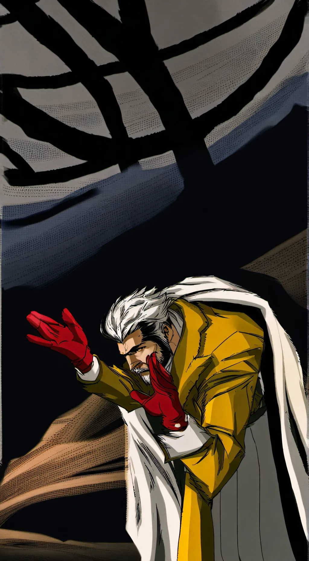 ai character: Saitama background