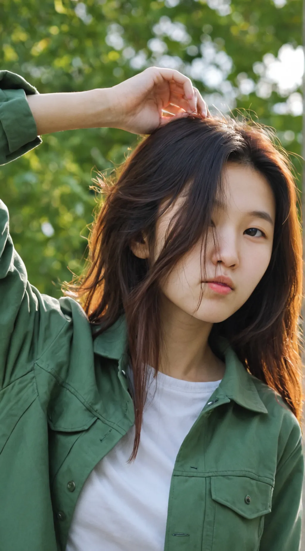 ai character: SKZ Squid Game background