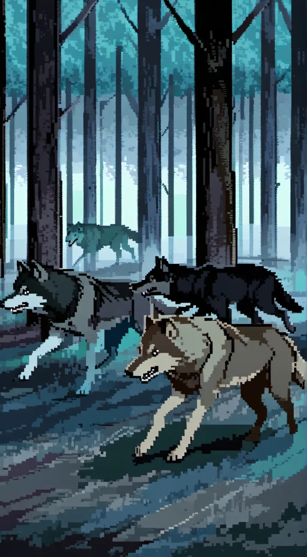 ai character: dawnpack background