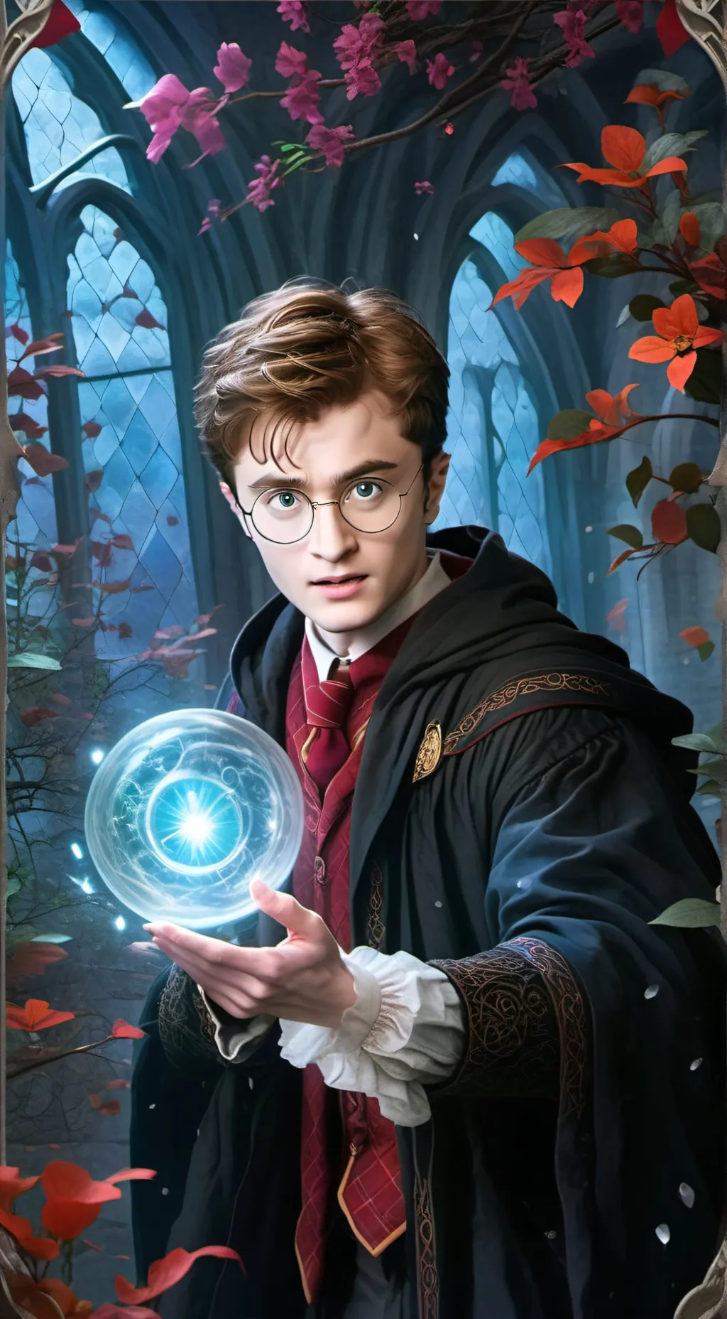 ai character: Hp background