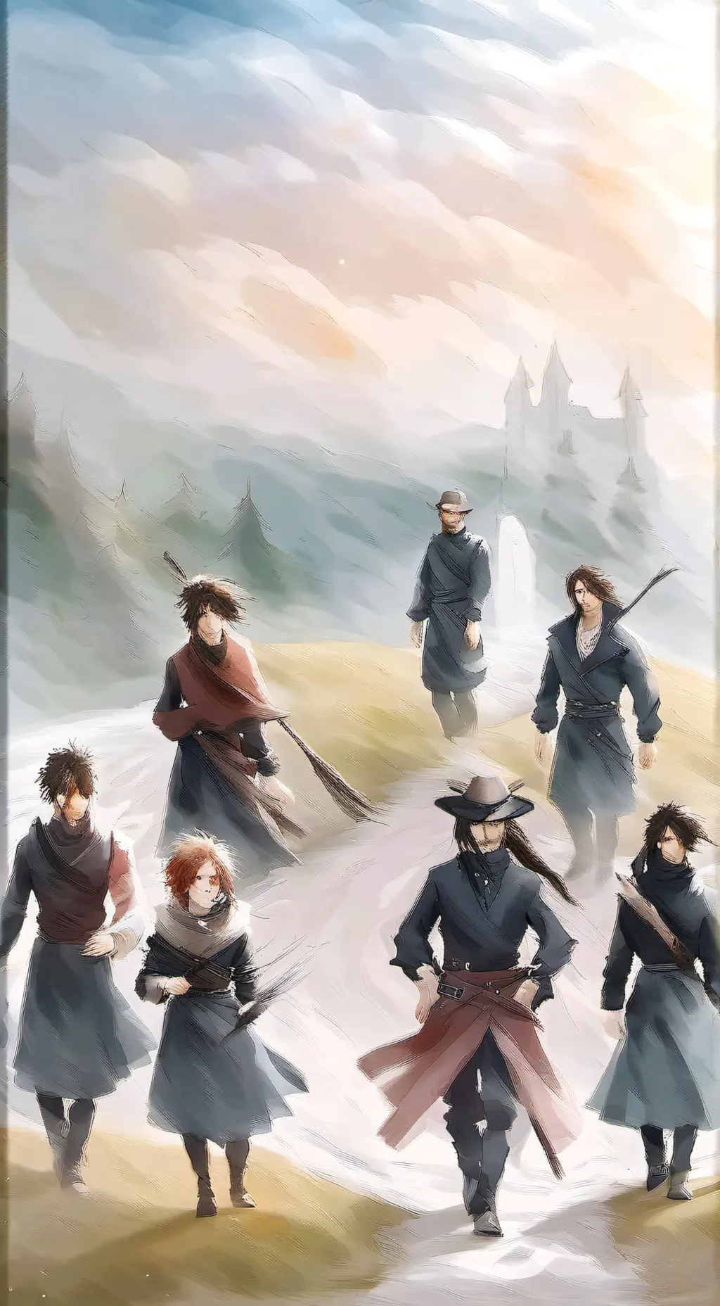 ai character: ★‡black‡★ background