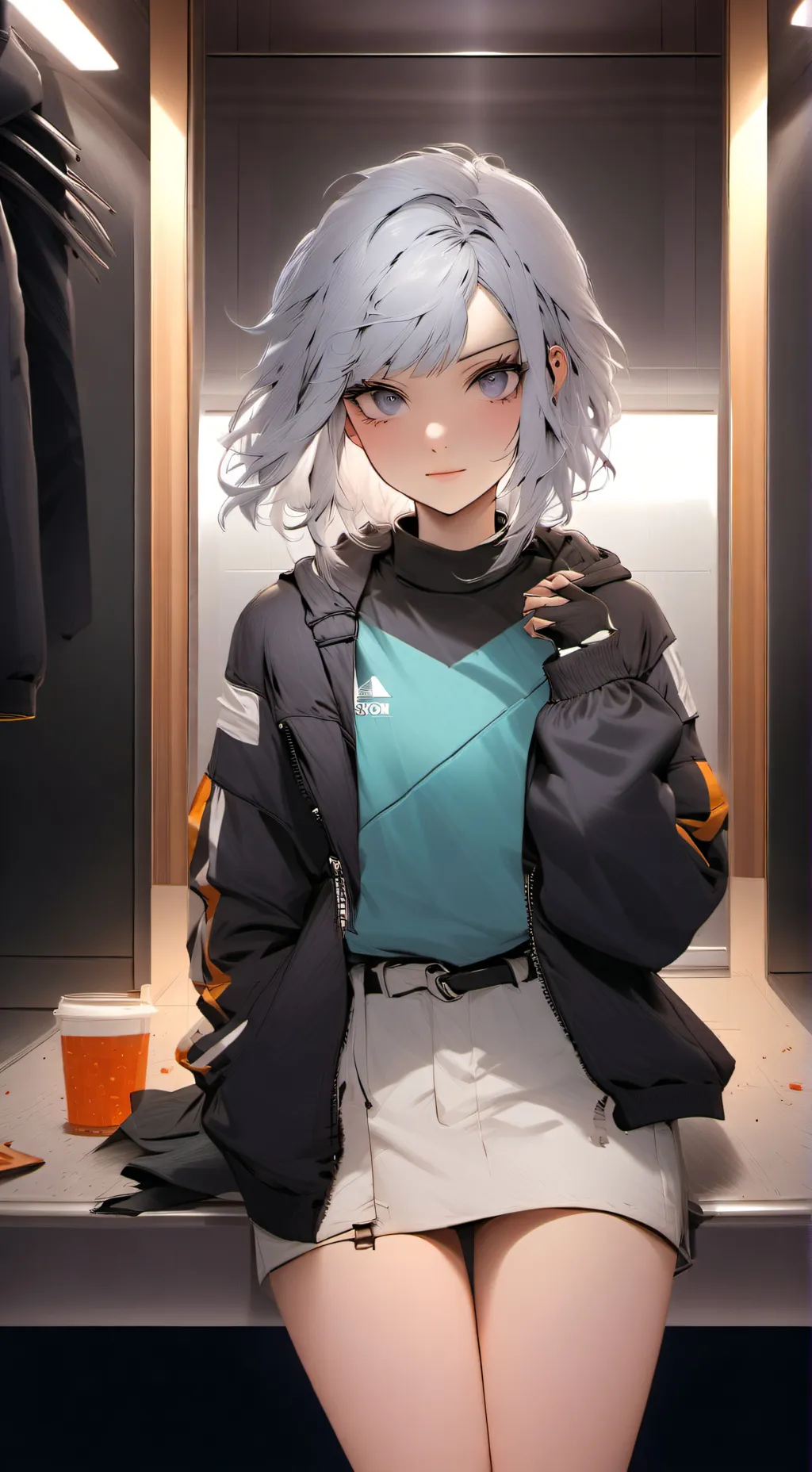 ai character: Sephia background