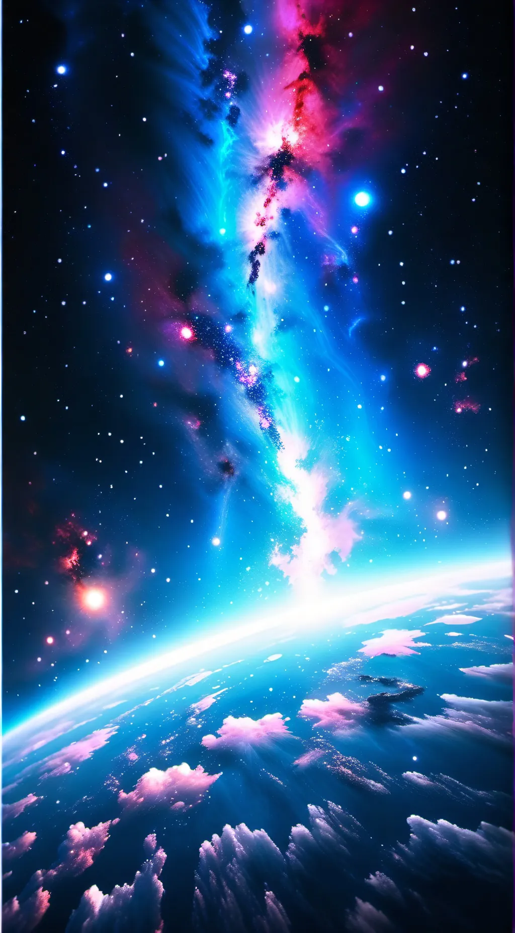 ai character: Sun and moon ￼ background