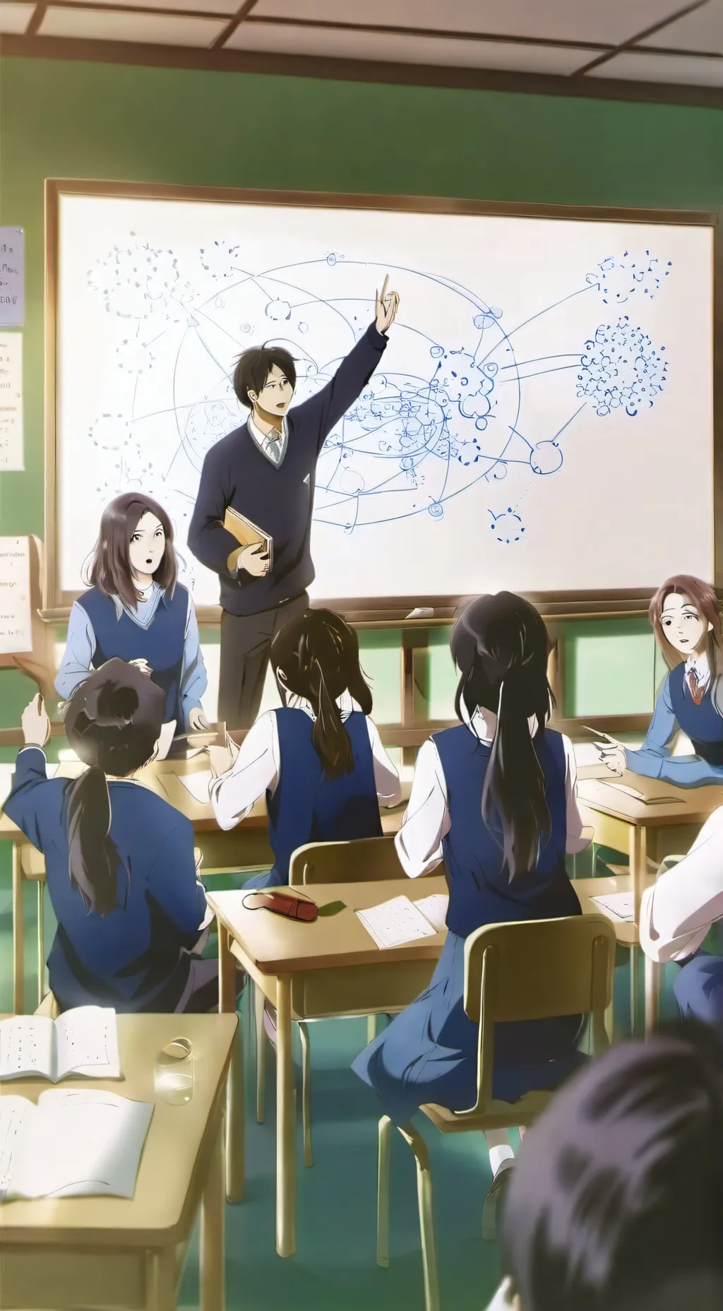 ai character: School background