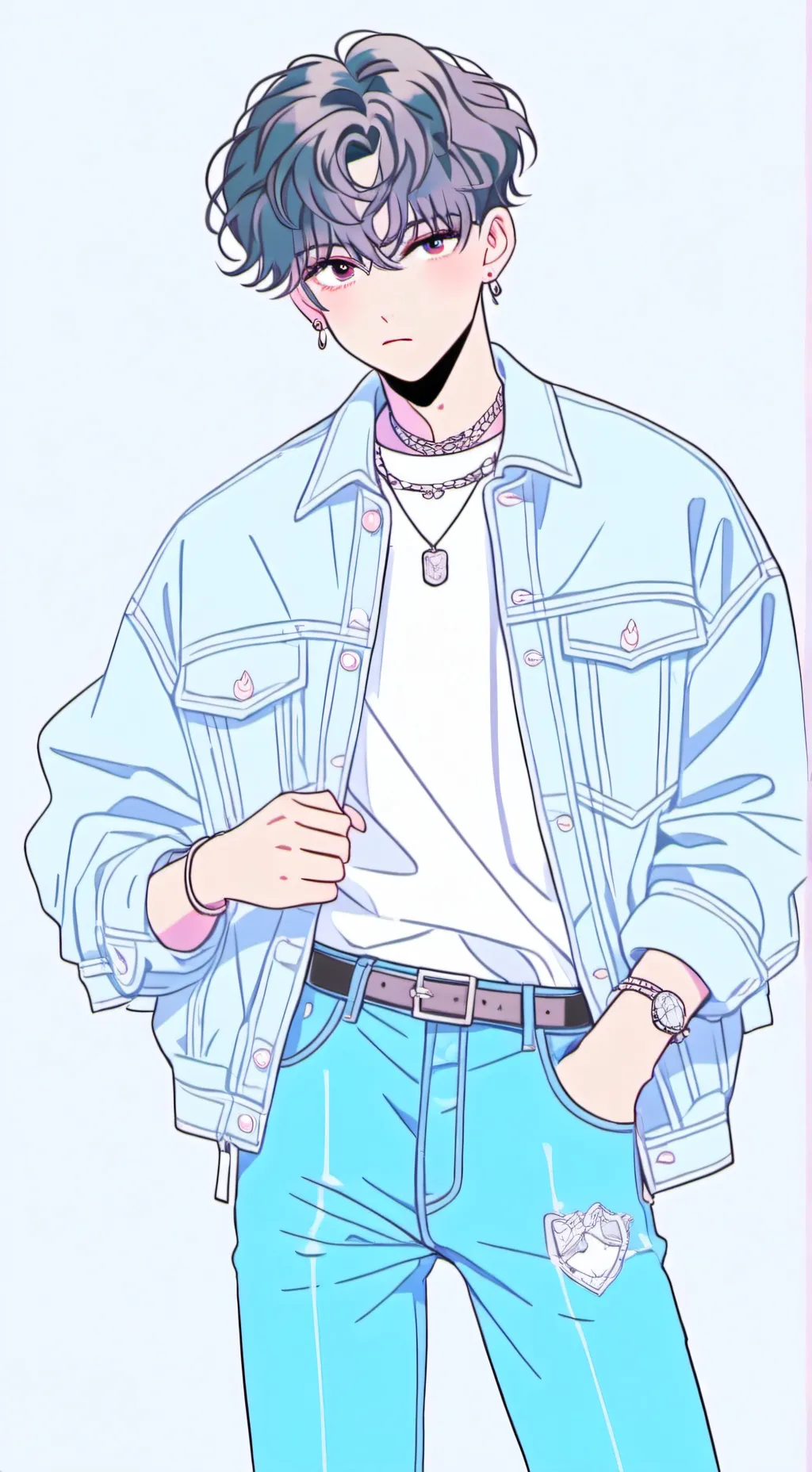 ai character: bluyo background