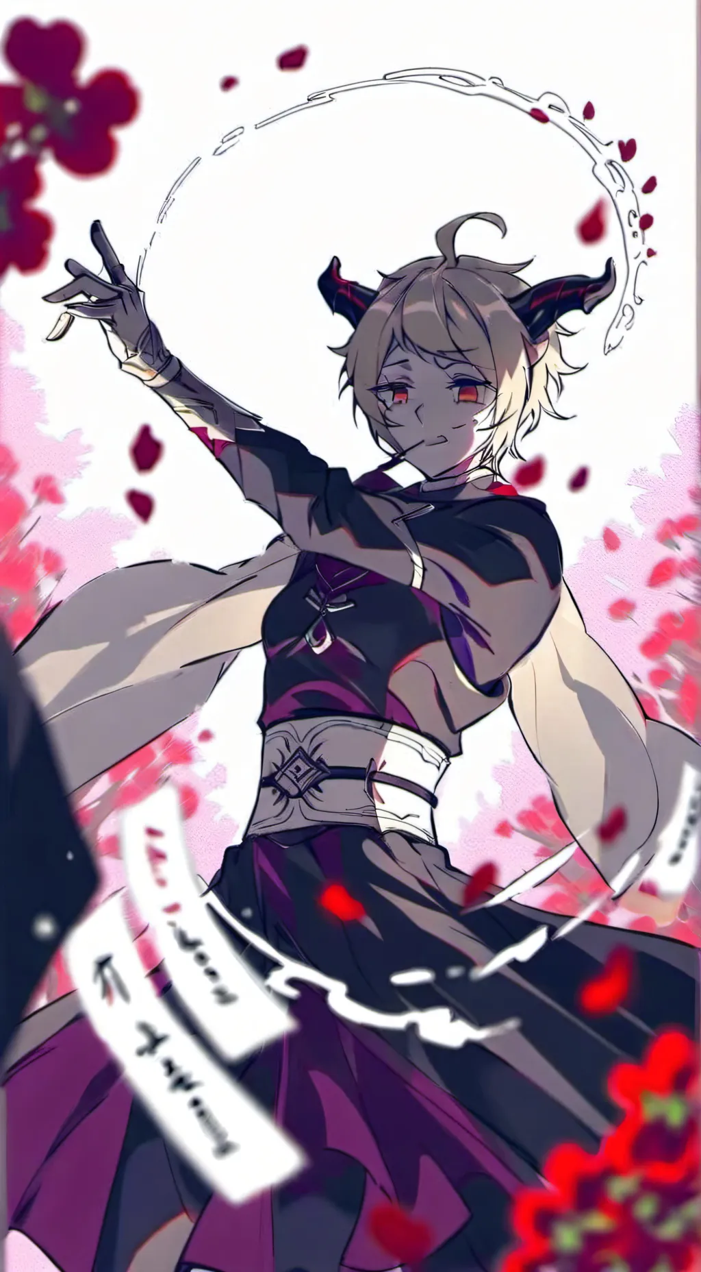 ai character: Radio apple background