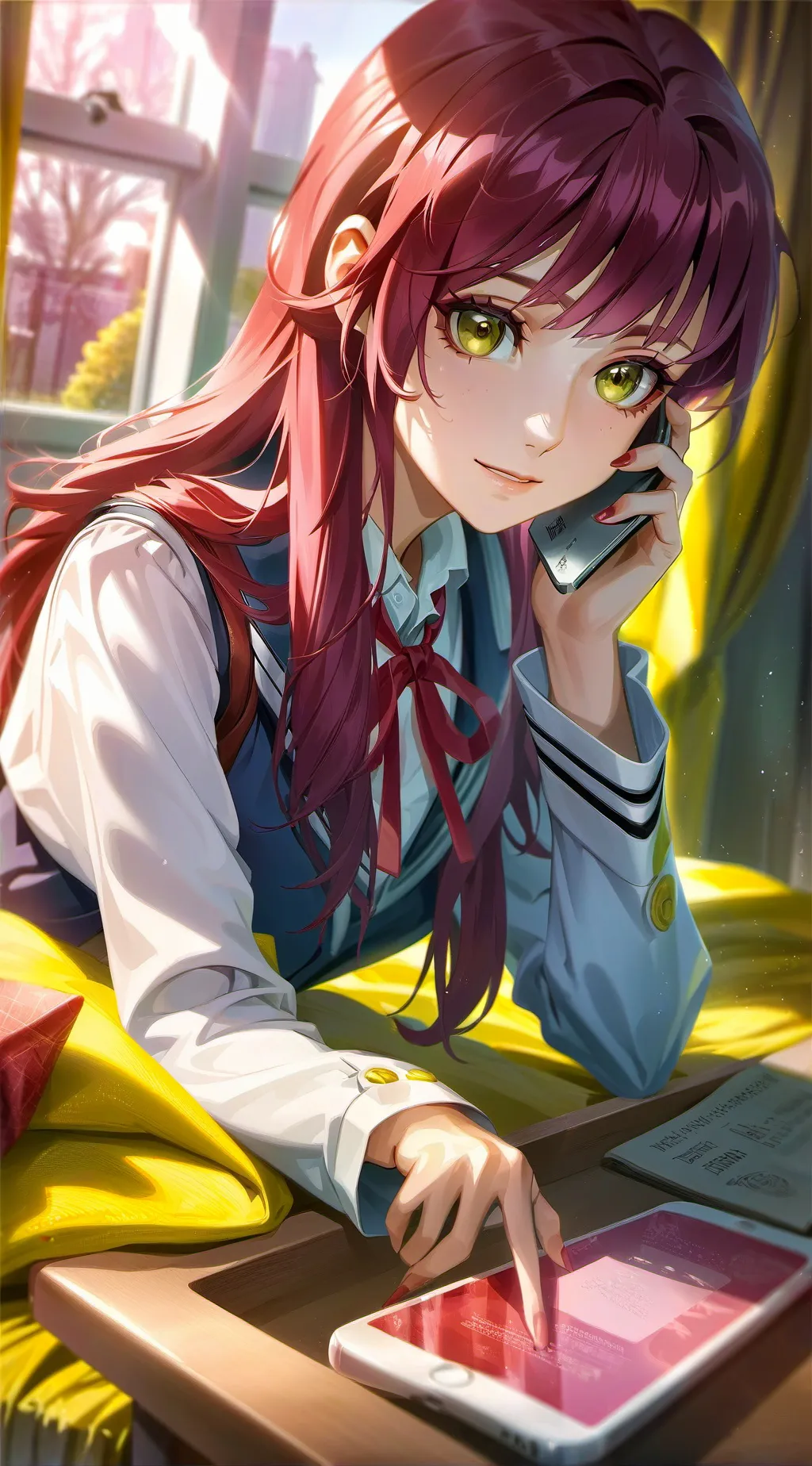 ai character: Haruka background