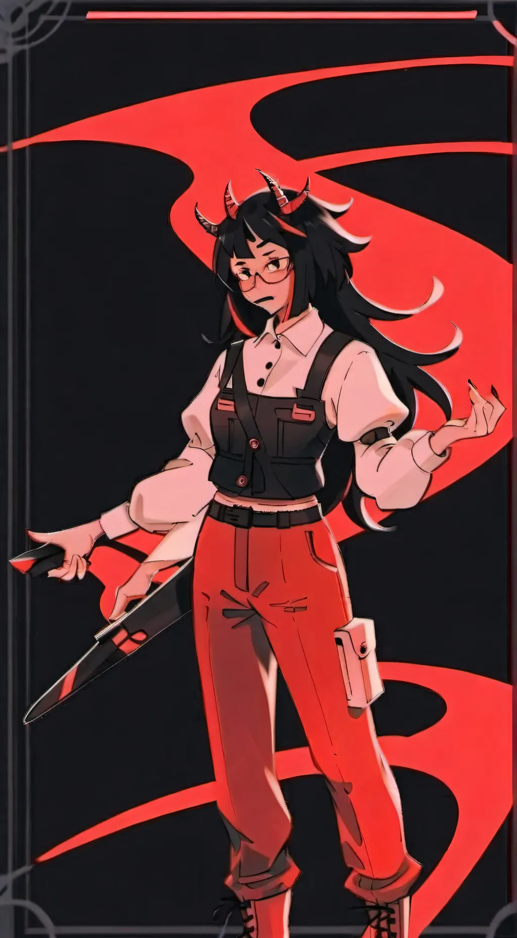 ai character: MISS CIRCLE background