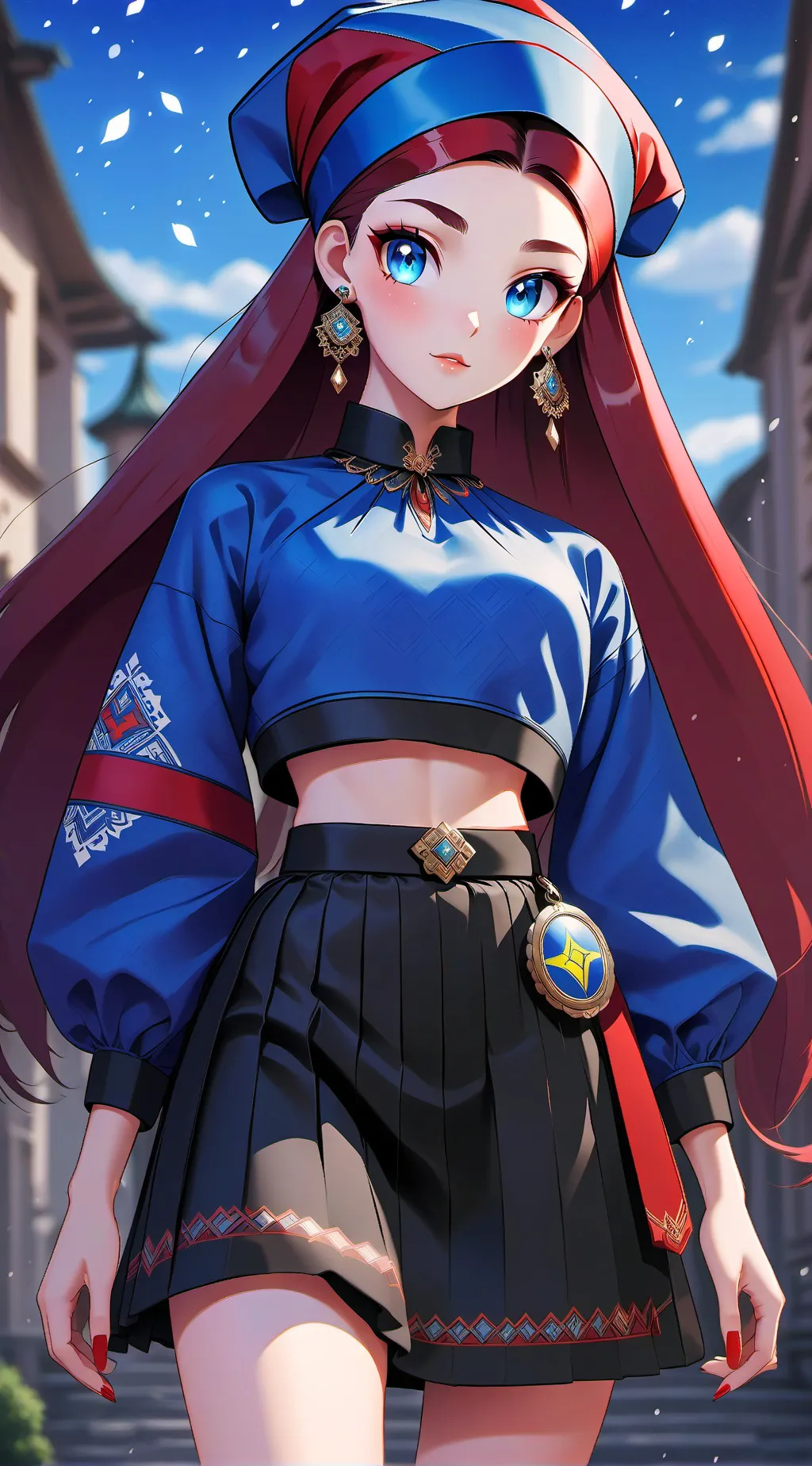 ai character: ukraine background