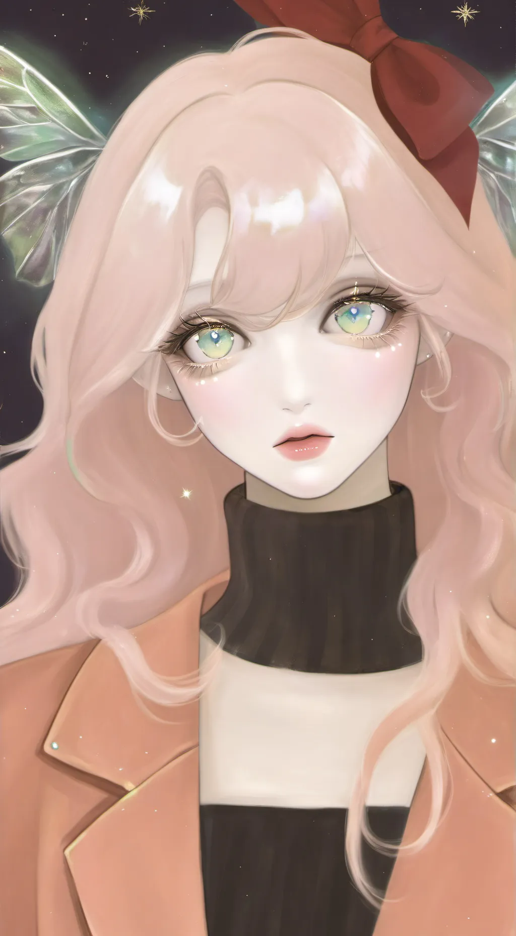 ai character: Katrin 💗 background